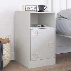 VidaXL 841773 Table de nuit et table de chevet Blanc