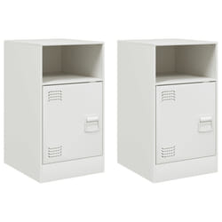 VidaXL 841774 Table de nuit et table de chevet Blanc