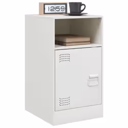 VidaXL 841774 Table de nuit et table de chevet Blanc - Vue supplémentaire 4