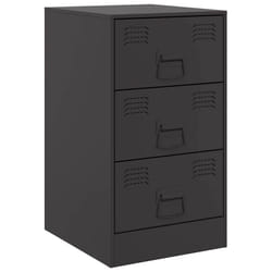 VidaXL 841775 Table de nuit et table de chevet Noir