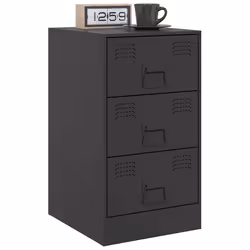 VidaXL 841775 Table de nuit et table de chevet Noir - Vue supplémentaire 4