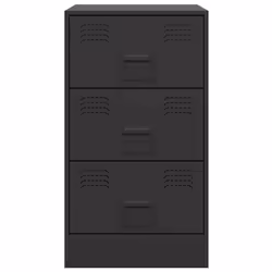 VidaXL 841776 Table de nuit et table de chevet Noir - Vue supplémentaire 5