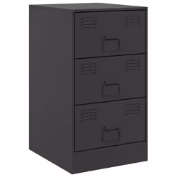 VidaXL 841776 Table de nuit et table de chevet Noir - Vue supplémentaire 6