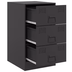 VidaXL 841776 Table de nuit et table de chevet Noir - Vue supplémentaire 7