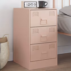 VidaXL 841777 Table de nuit et table de chevet Rose
