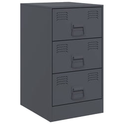 VidaXL 841779 Table de nuit et table de chevet Anthracite