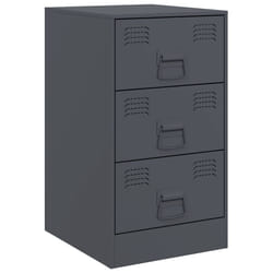 VidaXL 841780 Table de nuit et table de chevet Anthracite