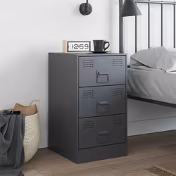 VidaXL 841780 Table de nuit et table de chevet Anthracite