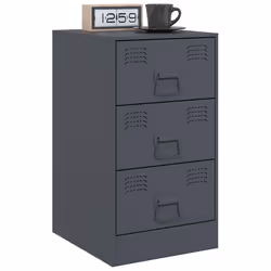 VidaXL 841780 Table de nuit et table de chevet Anthracite - Vue supplémentaire 4