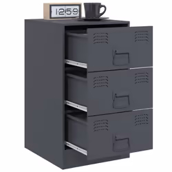 VidaXL 841780 Table de nuit et table de chevet Anthracite - Vue supplémentaire 5
