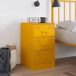VidaXL 841781 Table de nuit et table de chevet Jaune