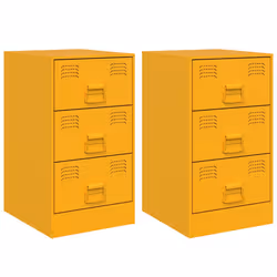 VidaXL 841782, Jaune, Acier, 345 mm, 390 mm, 620 mm, 2 pièce(s)