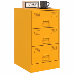 VidaXL 841782 Table de nuit et table de chevet Jaune