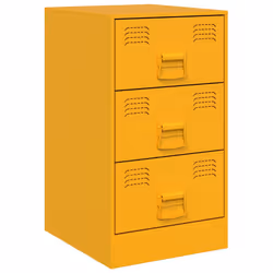 VidaXL 841782 Table de nuit et table de chevet Jaune - Vue supplémentaire 5