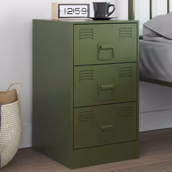VidaXL 841783 Table de nuit et table de chevet Olive