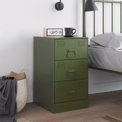 VidaXL 841783 Table de nuit et table de chevet Olive