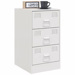 VidaXL 841786 Table de nuit et table de chevet Blanc