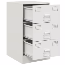 VidaXL 841786 Table de nuit et table de chevet Blanc - Vue supplémentaire 7
