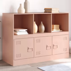 Ce buffet robuste est conçu pour être un point de mire de votre pièce avec un design tendance mais pratique. Matériau stable ...