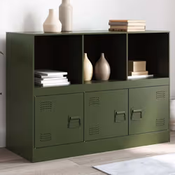Ce buffet robuste est conçu pour être un point de mire de votre pièce avec un design tendance mais pratique. Matériau stable  ...
