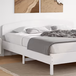 VidaXL 842487 tête de lit et pied de lit Blanc