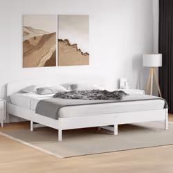 VidaXL 842487 tête de lit et pied de lit Blanc
