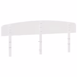 VidaXL 842487 tête de lit et pied de lit Blanc - Vue supplémentaire 4