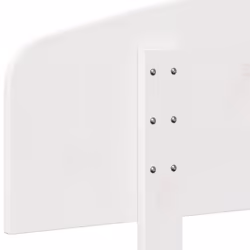 VidaXL 842487 tête de lit et pied de lit Blanc - Vue supplémentaire 5