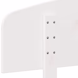 VidaXL 842499 tête de lit et pied de lit Blanc - Vue supplémentaire 7