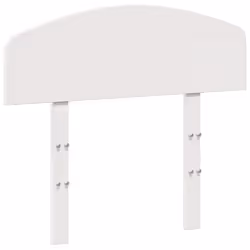 VidaXL 842519, Blanc, Bois de pin, 90 cm, 955 mm, 81 cm, 35 mm