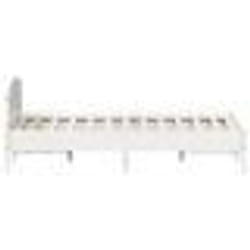 vidaXL Cadre de lit sans matelas blanc 140x200 cm bois de pin massif - 140 x 200 cm