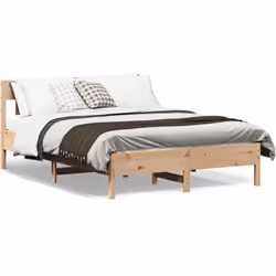 Profitez d'une bonne nuit de sommeil dans ce cadre de lit en bois ! Il sera un supplément pratique et décoratif à votre intér ...