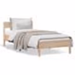 vidaXL Cadre de lit sans matelas 100x200 cm bois massif de pin - 100 x 200 cm