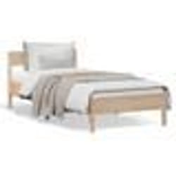 vidaXL Cadre de lit sans matelas 90x200 cm bois de pin massif - 90 x 200 cm