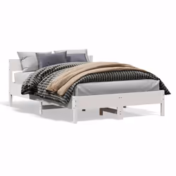 VidaXL 842775, Blanc, 1255 mm, 195,5 cm, 715 mm, 1200 x 1900 mm, 1 pièce(s)