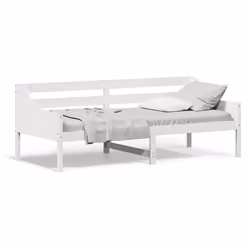 VidaXL 842827, lit sofa, Blanc, Bois de pin, 2055 mm, 855 mm, 760 mm