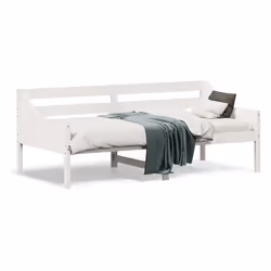 VidaXL 842839, lit sofa, Blanc, Bois de pin, 1955 mm, 955 mm, 760 mm