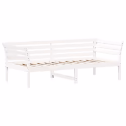 VidaXL 842875, lit sofa, Blanc, Bois de pin, 2195 mm, 1050 mm, 760 mm