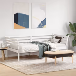 VidaXL 842883, lit sofa, Blanc, Bois de pin, 2095 mm, 800 mm, 760 mm