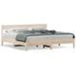 vidaXL Cadre de lit sans matelas 180x200 cm bois massif de pin - 180 x 200 cm
