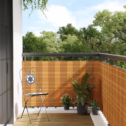 Avec ce paravent de balcon, vous pouvez profiter à la fois de l’intimité et de la protection contre le bruit. Durable : l'écr ...