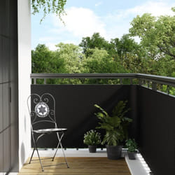 Vidaxl - Paravent de balcon noir 300x80 cm résine tressée