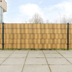 Vidaxl - Paravents de balcon 10 pcs marron clair 255x19cm résine tressée