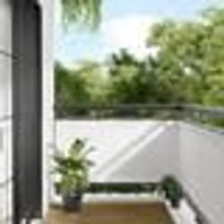 vidaXL Écran de balcon blanc 75x700 cm 100% polyester oxford