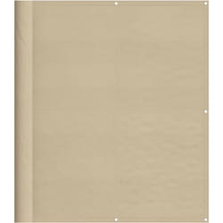 Vidaxl - cran de balcon beige 120x800 cm 100% polyester oxford