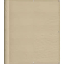 Écran de balcon beige 120x1000 cm 100% polyester oxford