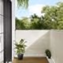 vidaXL Écran de balcon crème 120x1000 cm 100% polyester oxford