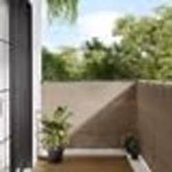 vidaXL Écran de balcon taupe 120x1000 cm 100% polyester oxford