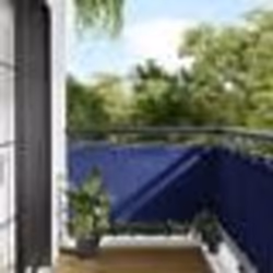 vidaXL Écran de balcon bleu 75x1000 cm 100% polyester oxford