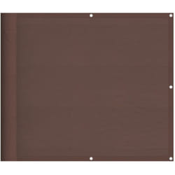 Vidaxl - cran de balcon marron 90x800 cm 100% polyester oxford